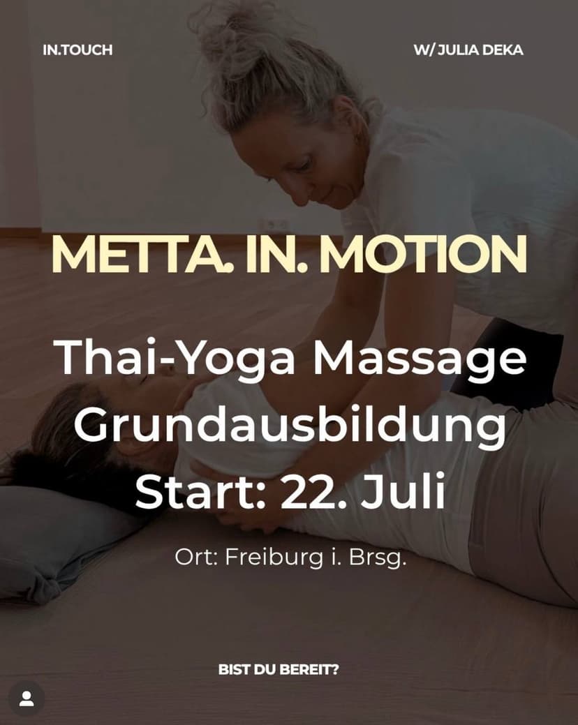 Thai-Yoga Massage Grundausbildung